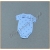 Scrapki C - Dziecko/Narodziny - Body 3 - kropki niebieskie